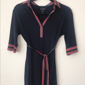 3/4 sleeve midi dress xs-medium